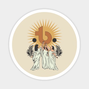 TB Icon of the Sun in Vintage Magnet